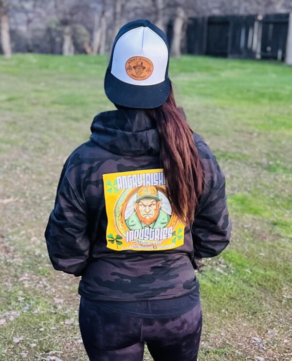 Angry Irishman Industries logo Hoodie